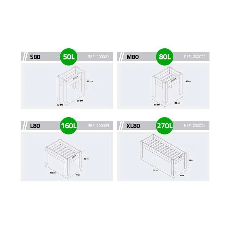 Huerto Urbano Garden Brico L80 PACK, Sustrato Y Plantas Aromáticas 5 Huerto Urbano Garden Brico L80 PACK, Sustrato Y Plantas Aromáticas - Imagen 3