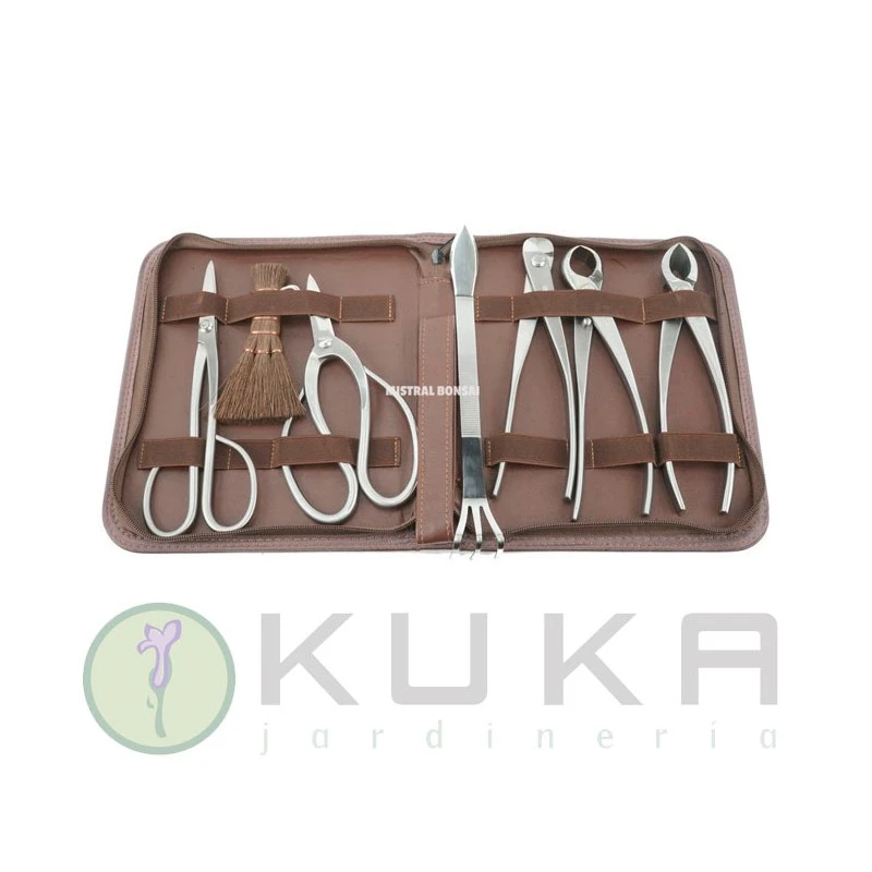 Estuche Herramientas Bonsái 7 Piezas Inox. (con Contenido) RYUGA 3 Estuche Herramientas Bonsái 7 Piezas Inox. (con Contenido) RYUGA